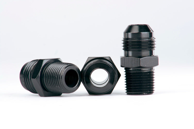 Aeromotive Carb. Reg 13205 Fitting Kit (Incl. (3) 3/8in NPT to AN-08 fittings) - Burkken Auto Parts