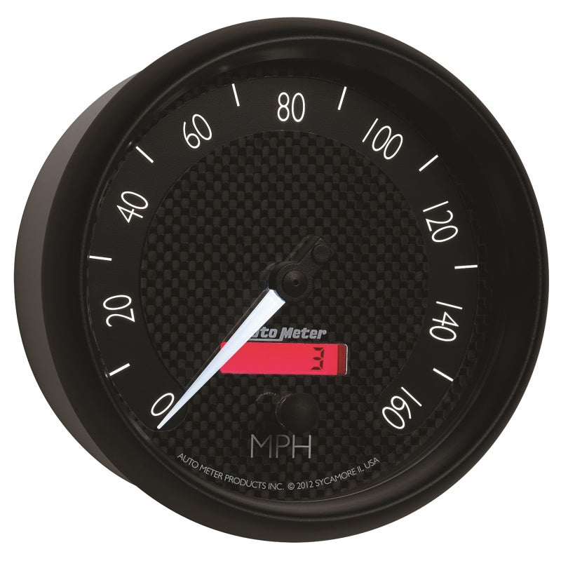 Autometer GT Series 5in In Dash 0-160 MPH Electronic Programmable Speedometer - Burkken Auto Parts