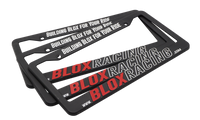BLOX Racing License Plate Frame - New Logo - Burkken Auto Parts