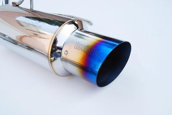 Invidia 92-99 Honda Civic EX/SI Models Only Coupe 60mm (101mm tip) Titanium Tip Cat-Back Exhaust - Burkken Auto Parts