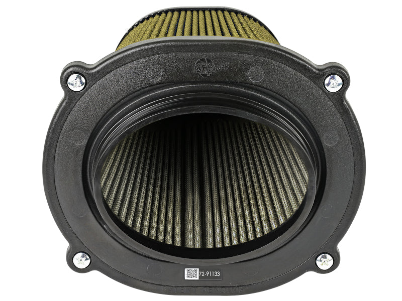 aFe Quantum Pro Guard 7 Air Filter Inverted Top - 5.5inx4.25in Flange x 9in Height - Dry PG7 - Burkken Auto Parts