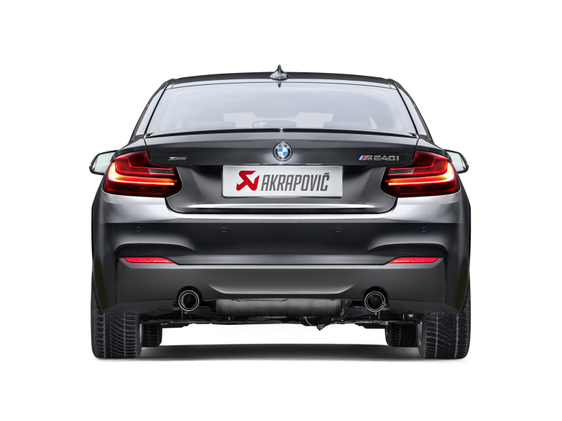 Akrapovic 16-17 BMW M240i (F22 F23) Evolution Line Cat Back (SS) w/ Carbon Tips (Req. Link Pipe) - Burkken Auto Parts