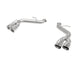 aFe POWER MACH Force-Xp 3in Axle-Back Exhaust 16-20 Chevy Camaro SS V8 6.2L w/o Mufflers - Polished - Burkken Auto Parts