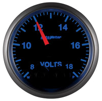 Autometer Elite 52.4mm Peak & Warn w/ Electronic Control 8-18 Volt Voltmeter - Burkken Auto Parts