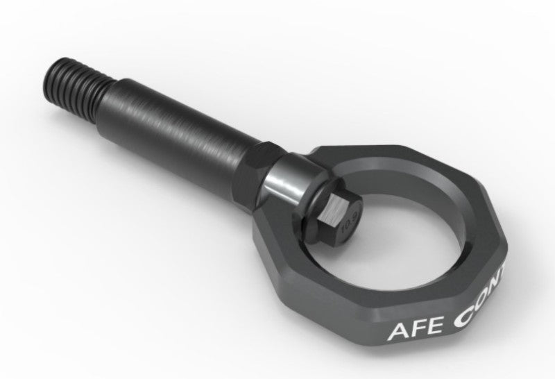 aFe Control Front Tow Hook Grey BMW F-Chassis 2/3/4/M - Burkken Auto Parts