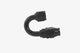Aeromotive PTFE Hose End - AN-08 - 180 Deg - Black Anodized - Burkken Auto Parts