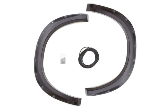 Lund 10-17 Dodge Ram 2500 RX-Rivet Style Smooth Elite Series Fender Flares - Black (2 Pc.) - Burkken Auto Parts