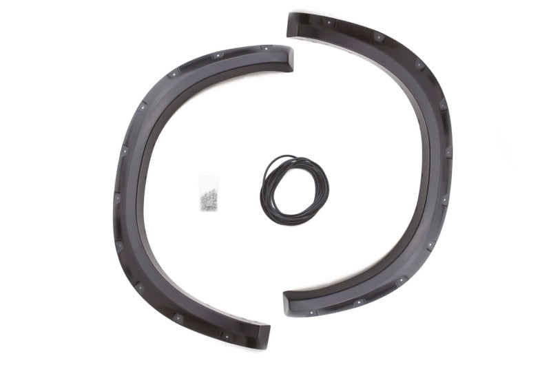 Lund 10-17 Dodge Ram 2500 RX-Rivet Style Smooth Elite Series Fender Flares - Black (2 Pc.) - Burkken Auto Parts