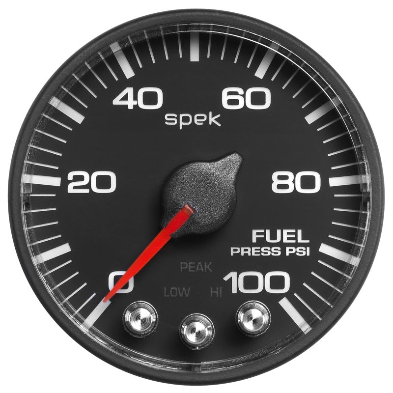 Autometer Spek-Pro - Nascar 2-1/16in Fuel Press 0- 100 psi Bfb Ecu - Burkken Auto Parts