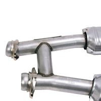 BBK 86-93 Mustang 5.0 High Flow H Pipe With Catalytic Converters - 2-1/2 - Burkken Auto Parts