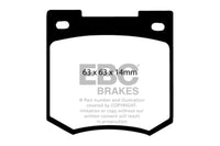 EBC 67-70 Ford Cortina 1.6 Greenstuff Front Brake Pads - Burkken Auto Parts