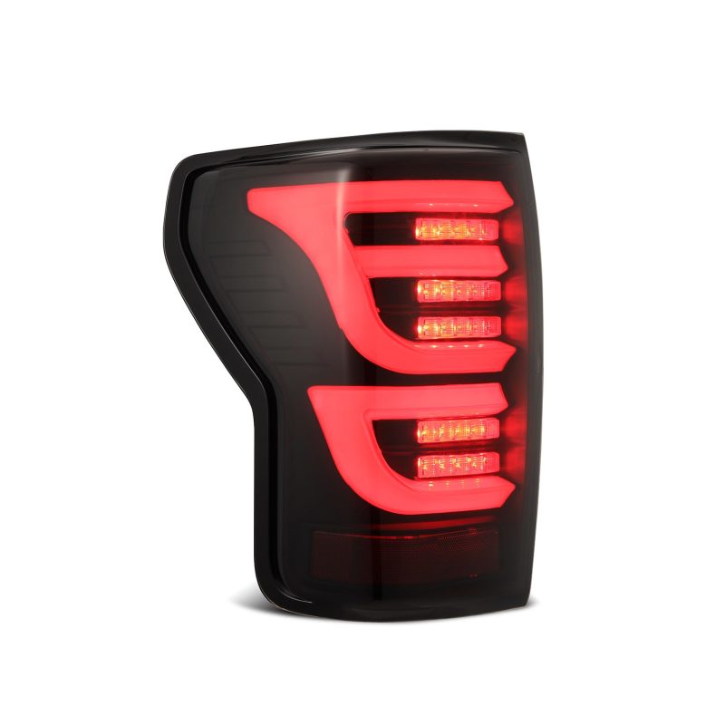 AlphaRex 07-13 Toyota Tundra LUXX-Series LED Tail Lights Black - Burkken Auto Parts