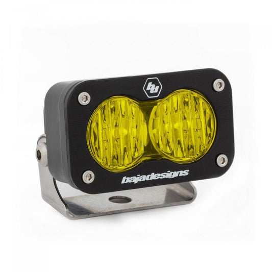 Baja Designs S2 Sport Wide Cornering Pattern LED Work Light - Amber - Burkken Auto Parts