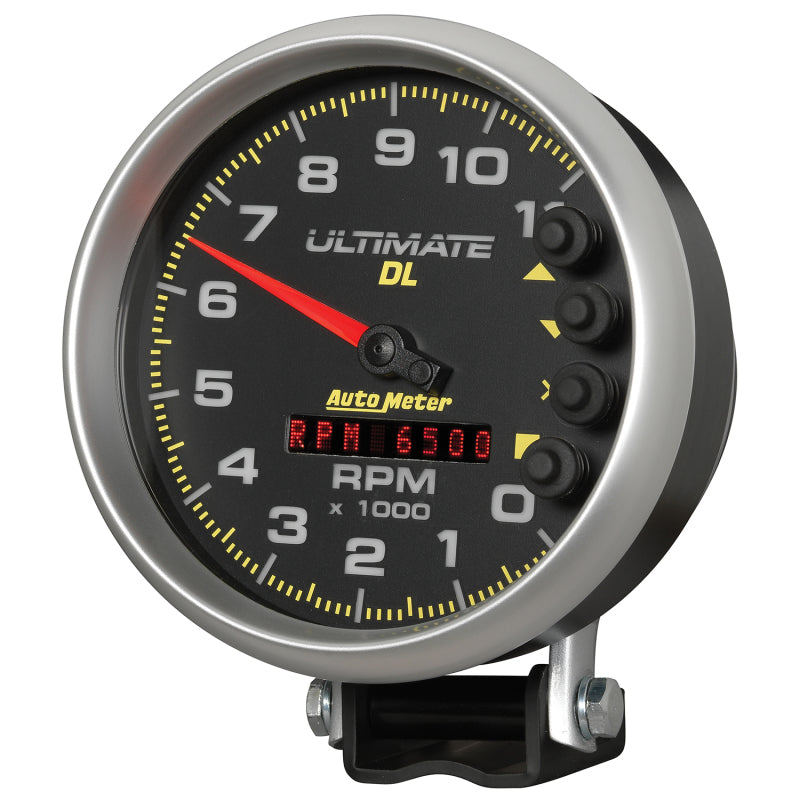 Autometer 5 inch Ultimate DL Playback Tachometer 11000 RPM - Black - Burkken Auto Parts