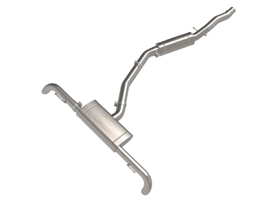 aFe MACH Force-Xp 17-21 Audi Q5 L4-2.0L (T) 3in to 2.5in Stainless Steel Cat-Back Exhaust System - Burkken Auto Parts