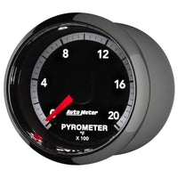 Autometer Gen4 Dodge Factory Match 52.4mm Full Sweep Electronic 0-2000 Deg F EGT/Pyrometer Gauge - Burkken Auto Parts