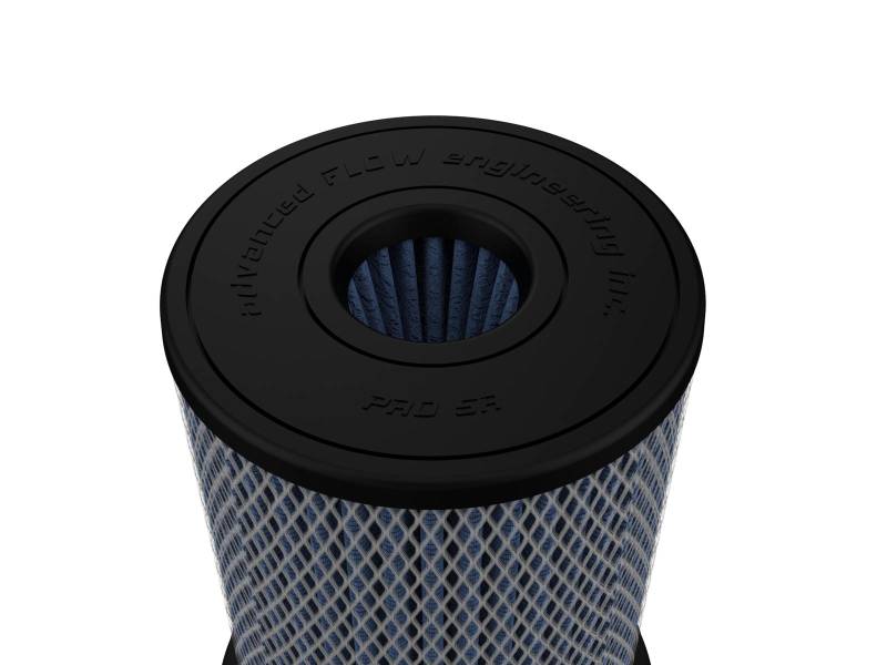 aFe MagnumFLOW Pro 5R Air Filters 3in F x 5-1/2in B x 5-1/4in T (Inverted) x 8in H - Burkken Auto Parts