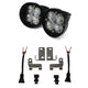 Baja Designs 12+ Toyota Tacoma Squadron Sport WC LED Light Kit - Clear - Burkken Auto Parts