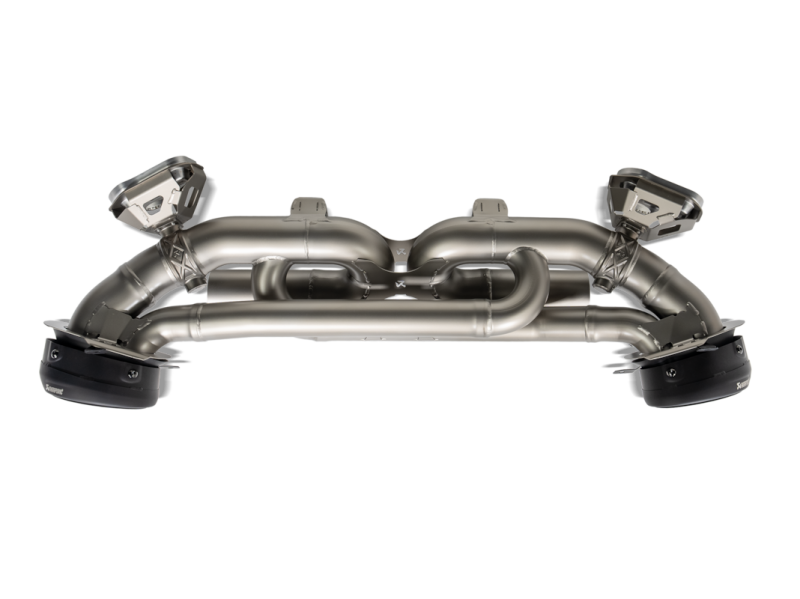 Akrapovic Porsche 911 Carrera /S/4/4S/GTS/Cabriolet/Targa/Dakar (992) Slip-On Line Titanium Exhaust - Burkken Auto Parts