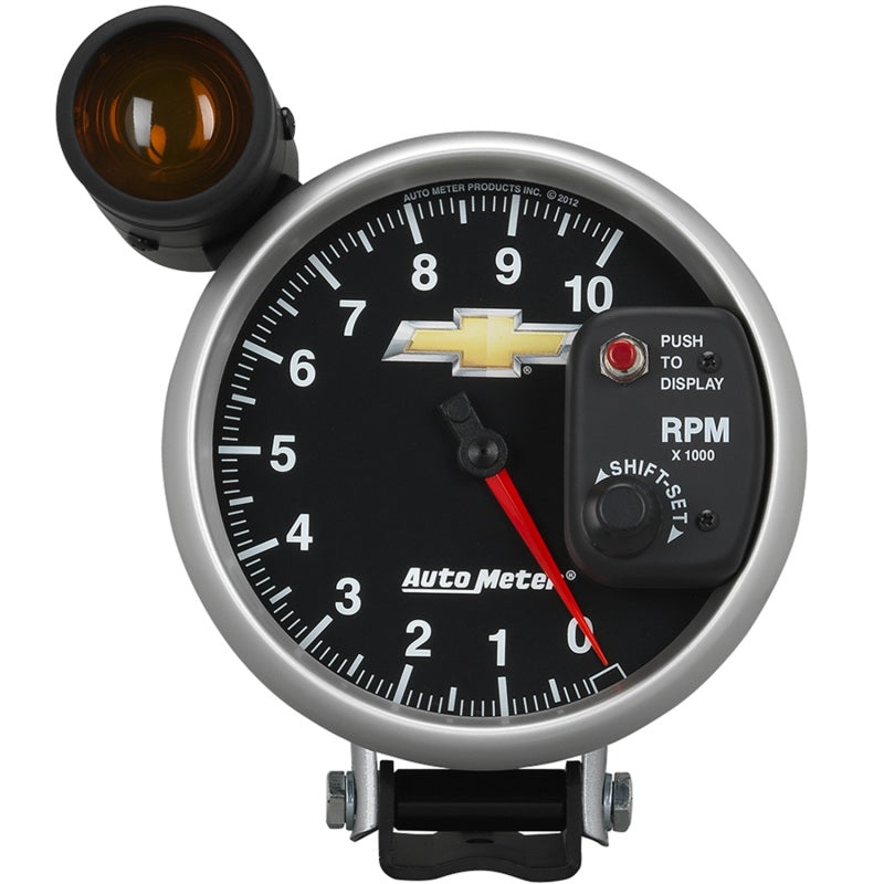 Autometer Performance Parts 5in 0-10000 RPM Tachometer COPO Camaro Gauge w/ Shift Light - Burkken Auto Parts