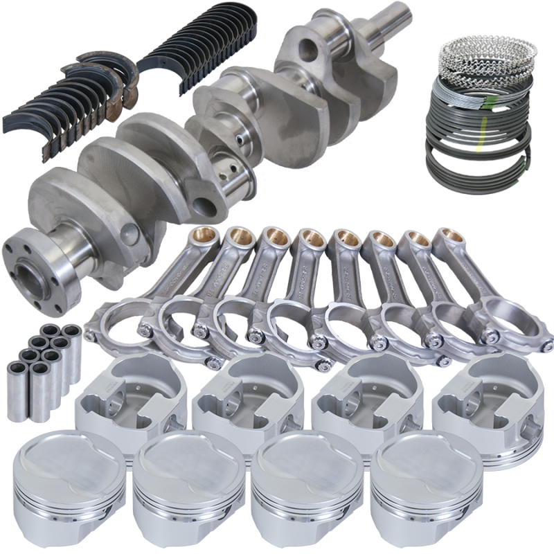Eagle Ford 289/302 3.400in Crank 5.400in I-Beam Rods -12.5cc 4.000in Pistons Rotating Assembly - Burkken Auto Parts