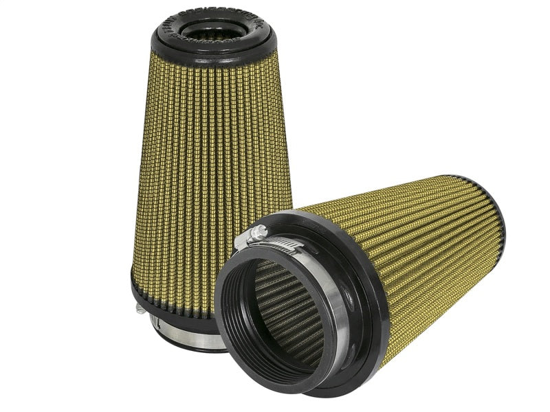 aFe Magnum FLOW Pro GUARD 7 Replacement Air Filter (Pair) F-3.5 / B-5 / T-3.5 (Inv) / H-8in. - Burkken Auto Parts