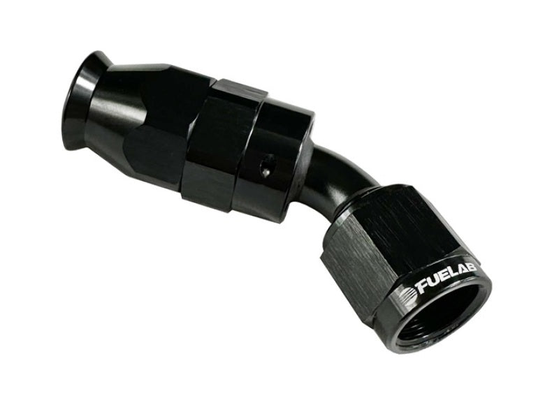 Fuelab PTFE Swivel Hose End Fitting - 45 Degree - 6AN - Burkken Auto Parts