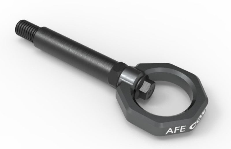 aFe Control Rear Tow Hook Grey BMW F-Chassis 2/3/4/M - Burkken Auto Parts
