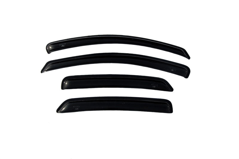 AVS 05-07 Ford Five Hundred Ventvisor Outside Mount Window Deflectors 4pc - Smoke - Burkken Auto Parts
