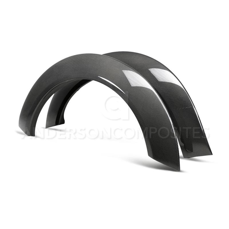 Anderson Composites 2018 Dodge Demon Wide Body Fender Flares (Rear) - Burkken Auto Parts