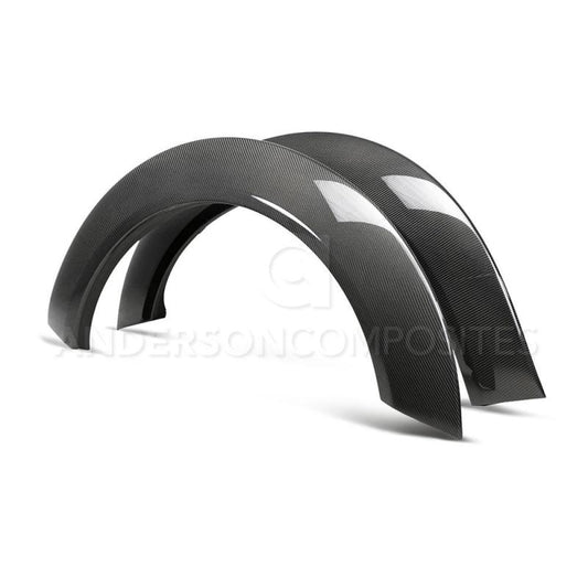 Anderson Composites 2018 Dodge Demon Wide Body Fender Flares (Rear) - Burkken Auto Parts