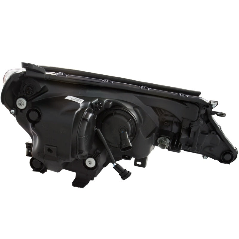 ANZO 2013-2015 Toyota Rav4 Projector Headlights w/ Plank Style Design Black - Burkken Auto Parts