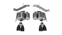 Corsa 2016-2019 Cadillac ATS-V 3.6T 4in Black Sport Axle-Back Exhaust - Burkken Auto Parts