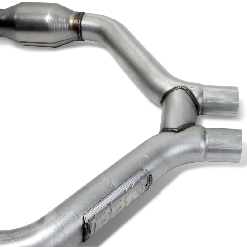 BBK 2015-16 Mustang V6 Short Mid H Pipe With Converters (To Be Used With 1642 Series Headers) - Burkken Auto Parts