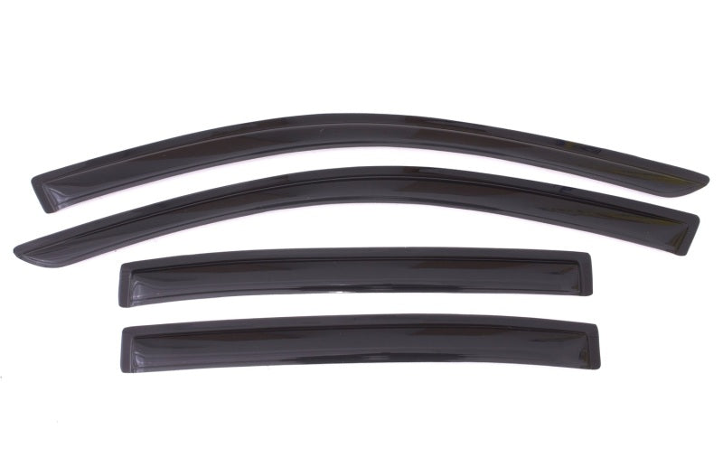AVS 13-17 Honda Accord Ventvisor Outside Mount Window Deflectors 4pc - Smoke - Burkken Auto Parts