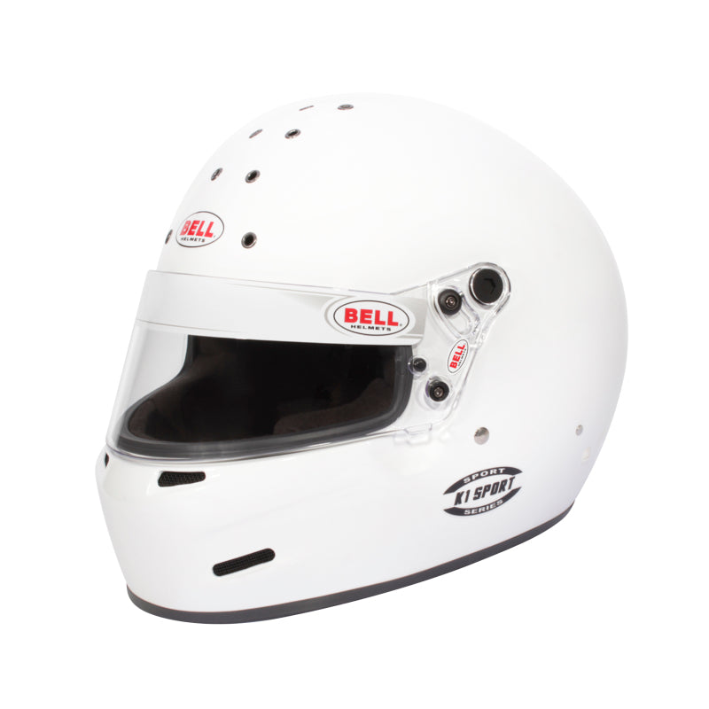 Bell K1 Sport SA2020 V15 Brus Helmet - Size 60 (White) - Burkken Auto Parts