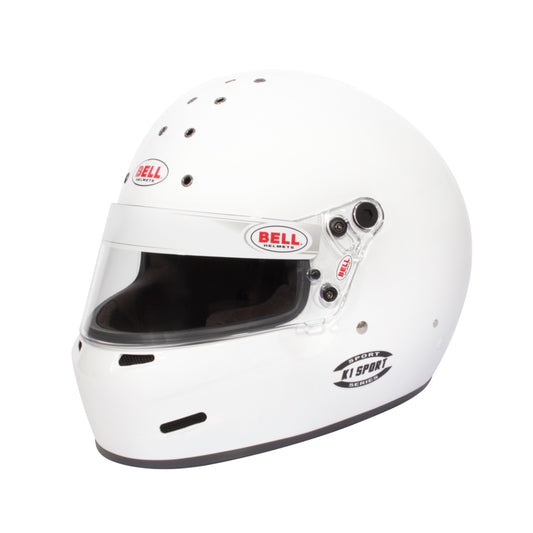 Bell K1 Sport SA2020 V15 Brus Helmet - Size 60 (White) - Burkken Auto Parts
