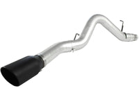 aFe Atlas Exhaust 5in DPF-Back Al Steel 11-13 GM Diesel Trucks V8-6.6L (td) LML (Blk Tip) - Burkken Auto Parts