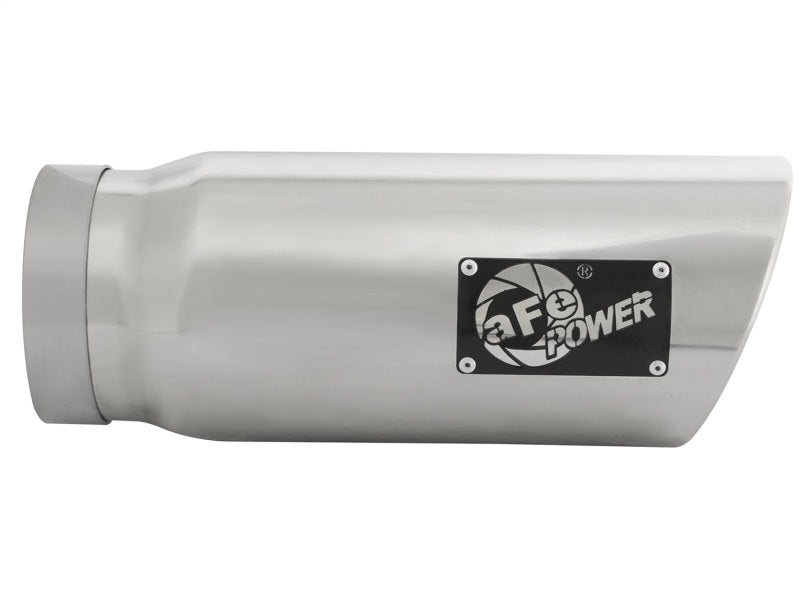 aFe MACHForce-Xp 5in Inlet x 6in Outlet x 15in length Polished Exhaust Tip - Burkken Auto Parts
