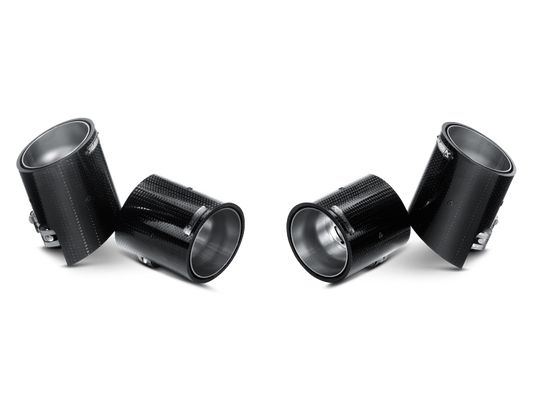 Akrapovic 11-12 BMW 1 Series M Coupe (E82) Tail Pipe Set (Carbon) - Burkken Auto Parts