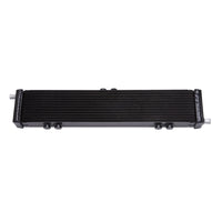 Edelbrock Heat Exchanger Single Pass Dual Row 22 000 Btu/Hr 26 5In W X 5In H X 2 62In D Black - Burkken Auto Parts