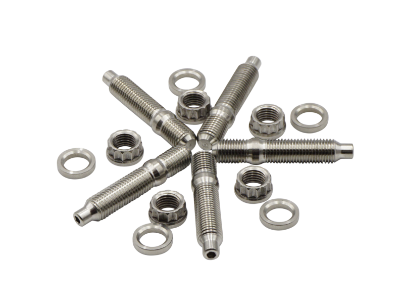 BLOX Racing Stainless Steel Exhaust Manifold Studs 5-Piece Set - M10x1.25 55mm - Burkken Auto Parts