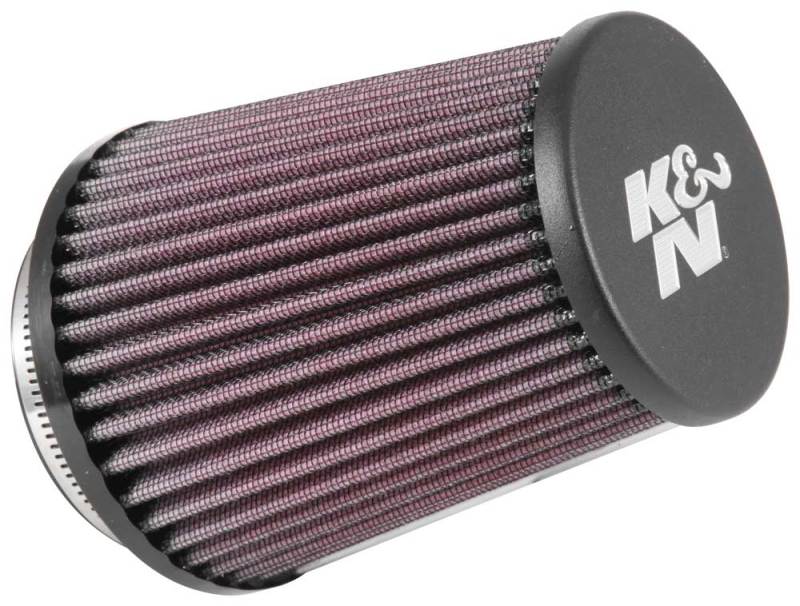 K&N Universal Rubber Filter 3in Flg 4-1/2inch OD B / 2-1/4inch H - Black Top - Burkken Auto Parts