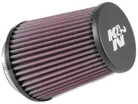 K&N Universal Rubber Filter 3in Flg 4-1/2inch OD B / 2-1/4inch H - Black Top - Burkken Auto Parts