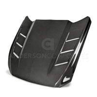 Anderson Composites 15-17 Ford Mustang (Excl. GT350/GT350R) Heat Extractor Double Sided Hood - Burkken Auto Parts