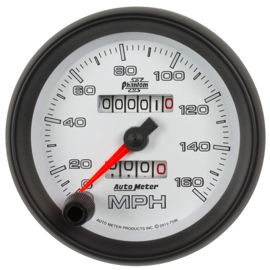 Autometer Phantom II 3-3/8in 160 MPH Mechanical Speedometer - Burkken Auto Parts