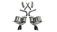 Corsa 2012-2013 Jeep Grand Cherokee 6.4L V8 Black Sport Cat-Back Exhaust - Burkken Auto Parts