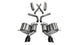 Corsa 2012-2013 Jeep Grand Cherokee 6.4L V8 Black Sport Cat-Back Exhaust - Burkken Auto Parts