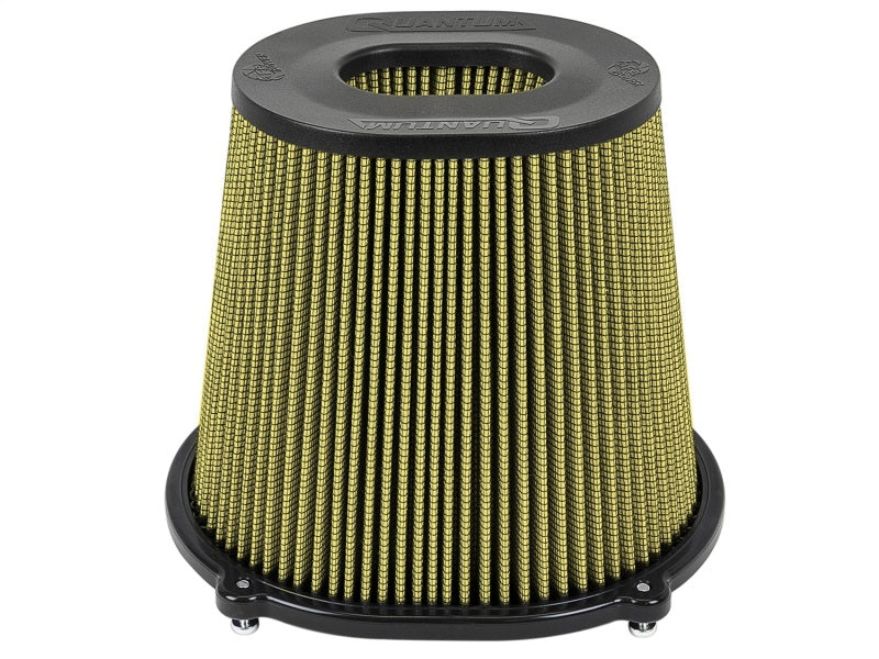 aFe Quantum Pro-Guard 7 Air Filter Inverted Top - 5in Flange x 8in Height - Oiled PG7 - Burkken Auto Parts