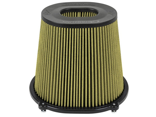 aFe Quantum Pro-Guard 7 Air Filter Inverted Top - 5in Flange x 8in Height - Oiled PG7 - Burkken Auto Parts